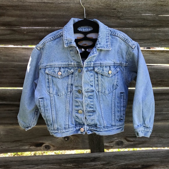 old jeans jacket